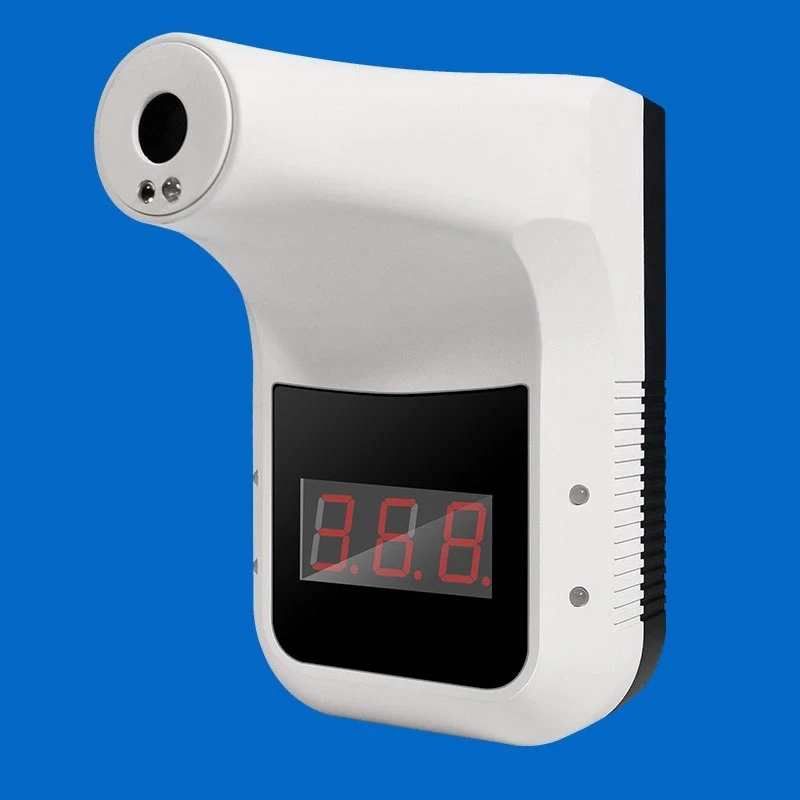 Noncontact Automatic Body Temperature Detector Testing Equipment Ir Thermomrter K3 Wallmounted