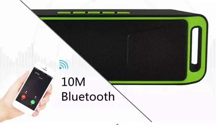 trending products amazon mini Wireless Speaker professional bass blue tooth speaker SC208 - ANKUX.COM