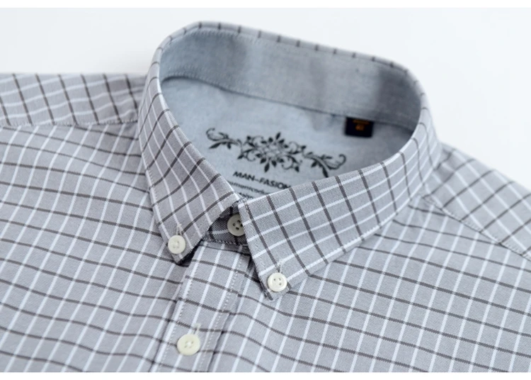 Camicie rosse casual a maniche lunghe Camicia in cotone scozzese fantasia da uomo909_voghion.com