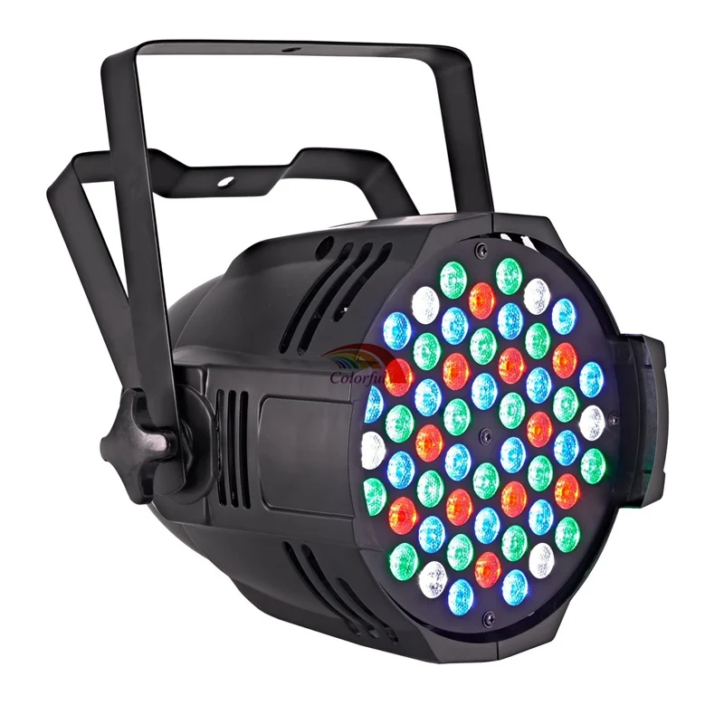 DMX 54X3W RGBW LED PAR 64 LIGHT