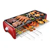 Double grilled net Korean barbecue electric baking pan grill household electric commercial iron plate barbecue meat pot