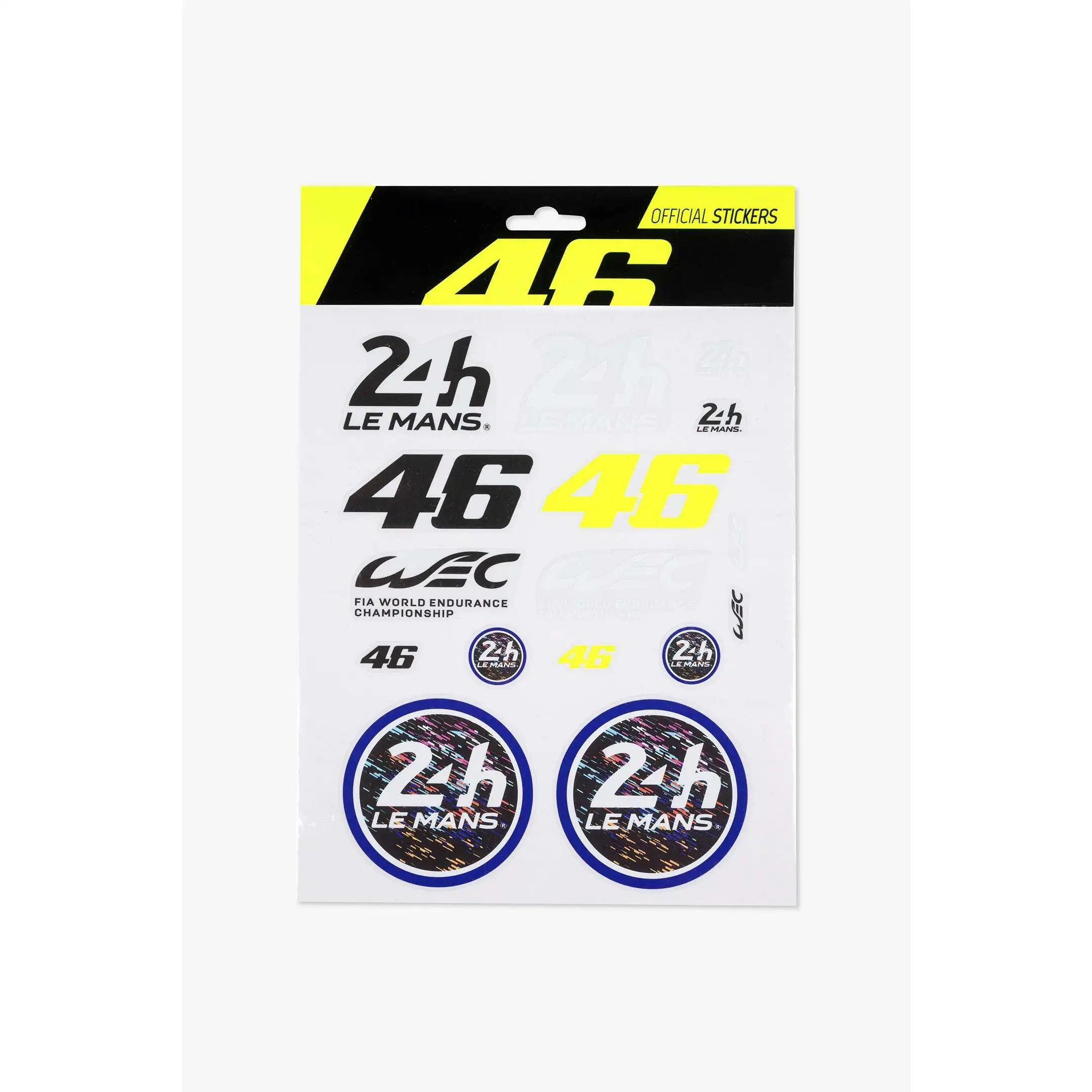 VR46 Official Car Stickers Le Mans 24 Heures 46 Design Premium Acrylic ...
