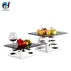 Banquet Decoration Wedding Fruit Cake Stand Stainless Steel Buffet Drink Dessert Buffet Display Stand