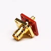 4 Holes Flange Crimp Type SMA Female Connector for Cable RG316 RG59
