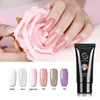 Limerence glass fiber poly gel nail nail extension pink white clear builder gel