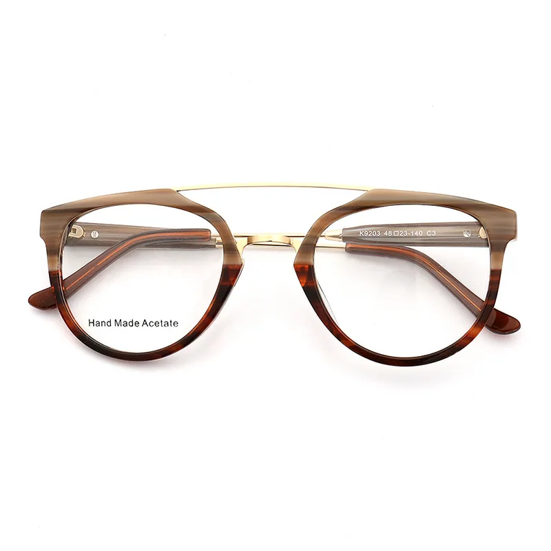 Wholesale Custom Made Spectacle Vintage Eye Glasses Glass Frames Men