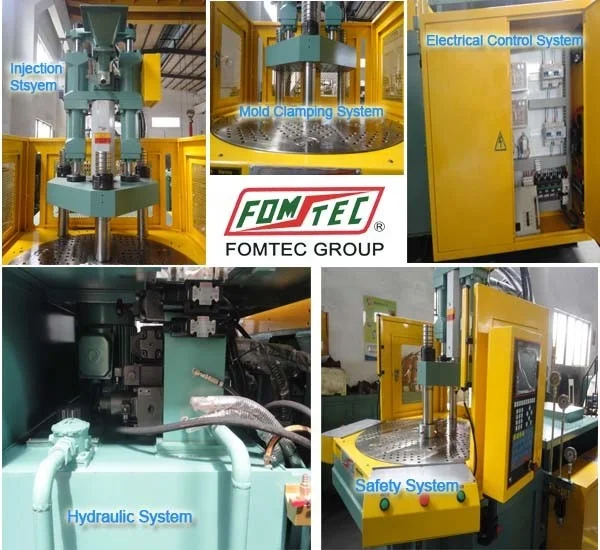 FOMTEC Rotary Table Vertical Injection Molding Machine| Alibaba.com