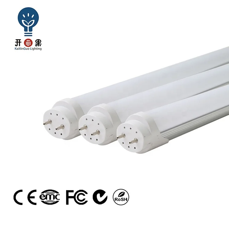 DLC CE ROHS  Aluminum PC Fluorescent Light  t8 split linear led tube 2 years warranty