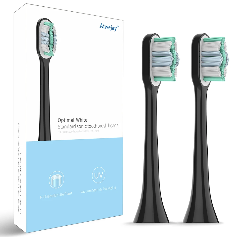 Anchor-Free Replaceable Sonic Electric toothbrush heads for Adult