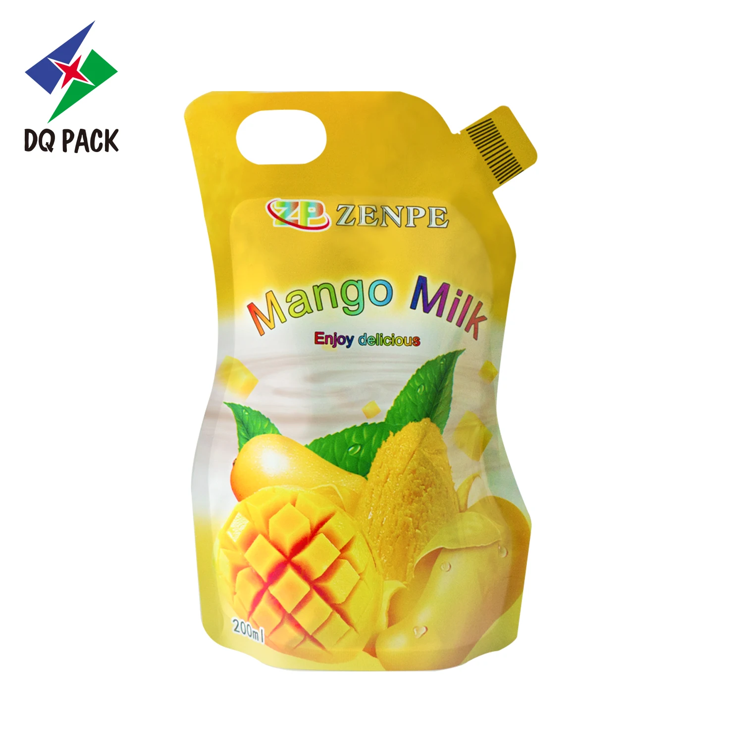 DQ PACK Baby Complementary Food Spout Pouch With Anti-chop Cap- Juice Baby Plastic Cap- Packaging Drink Packaging