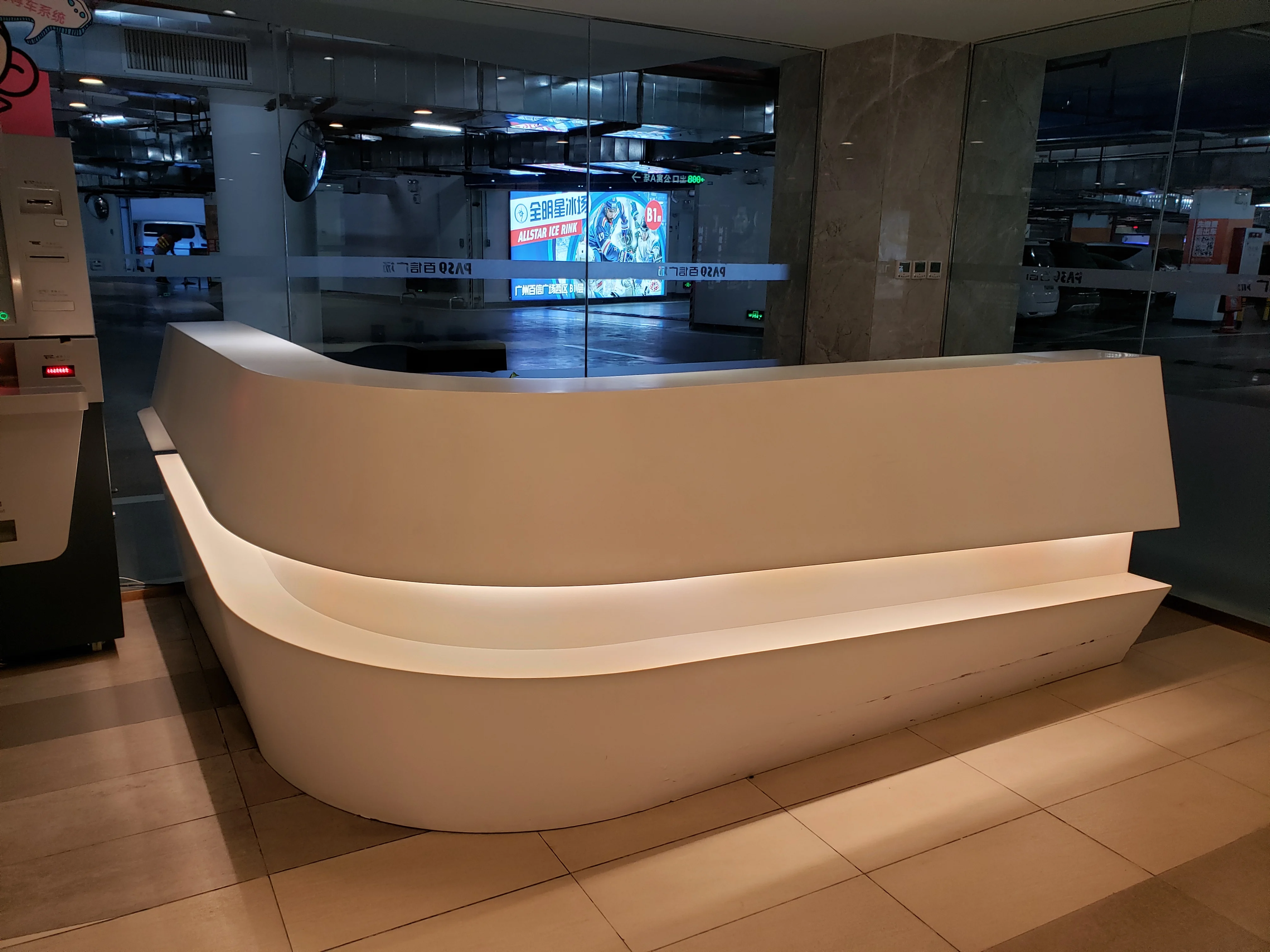 中国新型人造石固体表面公司接待台