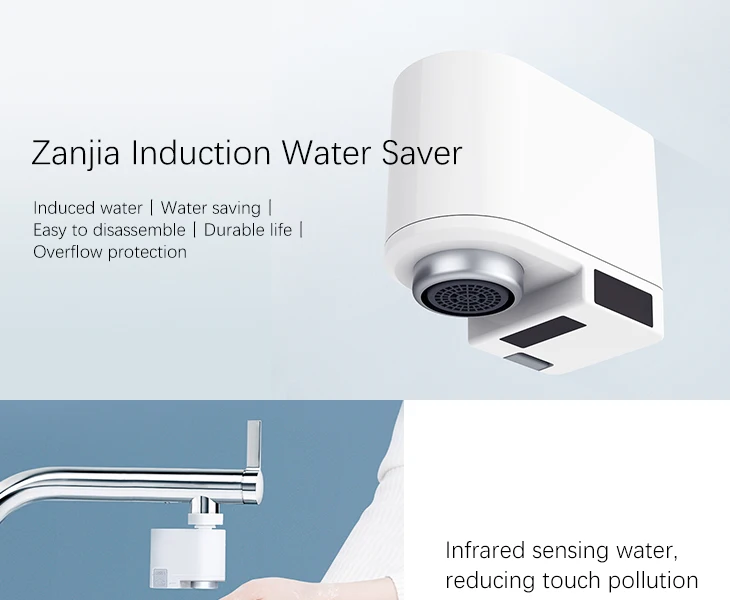 Xiaomi Water Saver Faucet Extender Nozzle Infrared Sensor Tap Kitchen D NIGH
