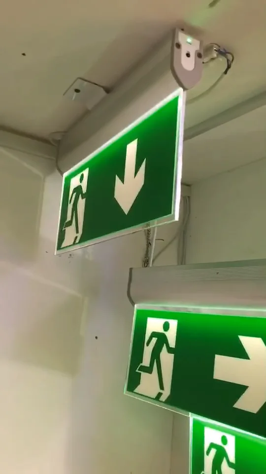 Rechargeable Led Exit Light Ce Rohs Saa Emergency Exit Light With