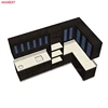 Customer usa executive design modern kitchen hanging cabinets kitchen sink kitchen counter