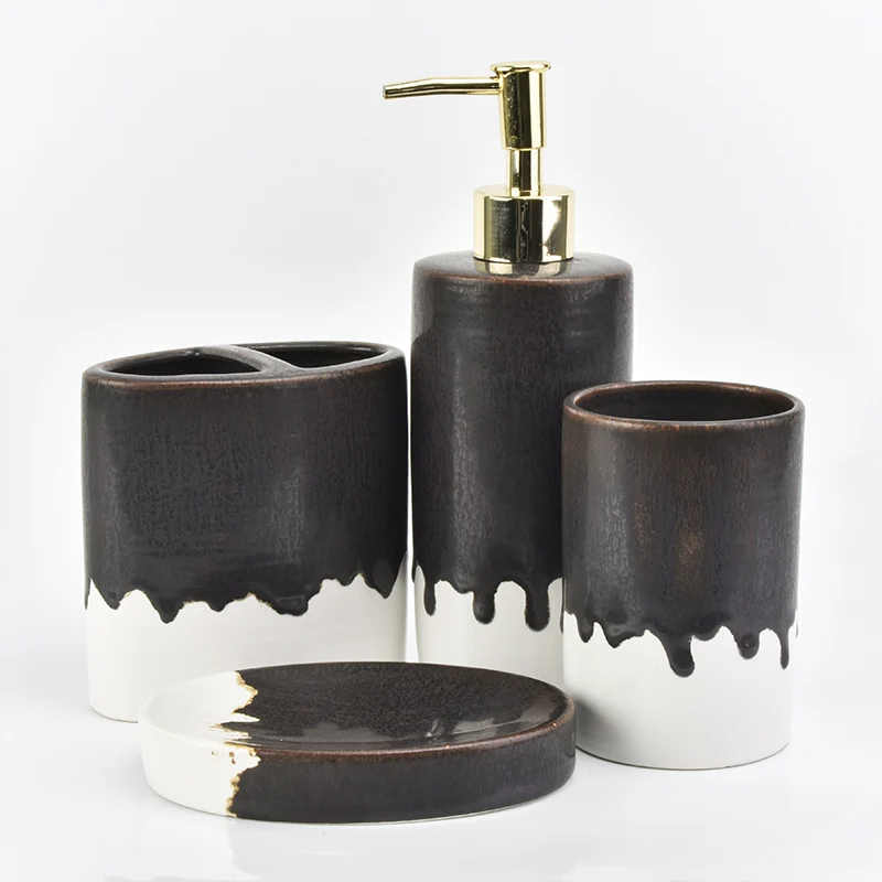 ceramic bath accessories sets