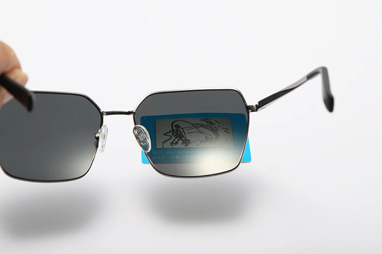 Eugenia square rimless sunglasses top brand for Driving-5