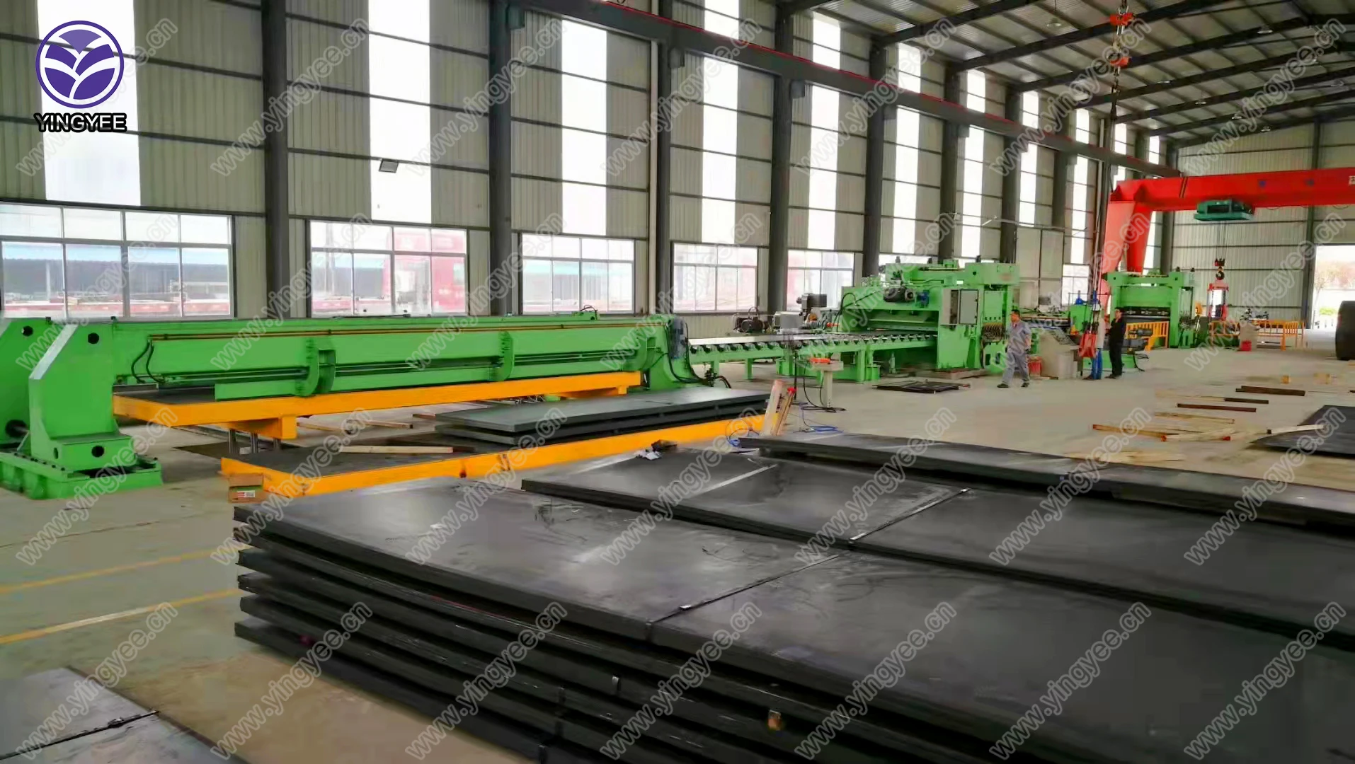 product high quality cut to length steel plate steel panel horizontal cut production line cut to length line high speed good quality-4