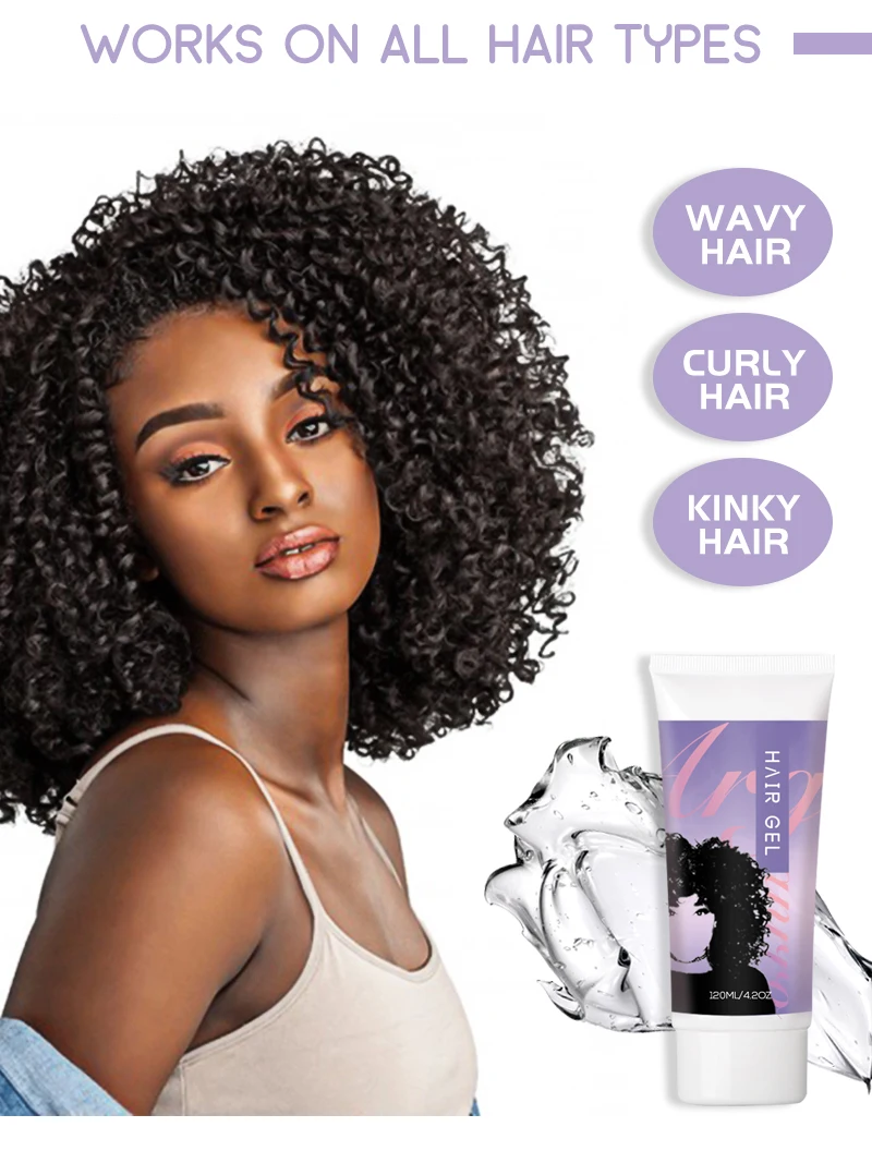 Best Hair Gel For Long Natural Hair Private Label Hair Styling Gel
