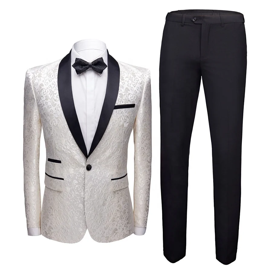 In Stock Cheap Fashion 2 Pieces Printed Prom Men Suits - Buy 2 Pieces ...