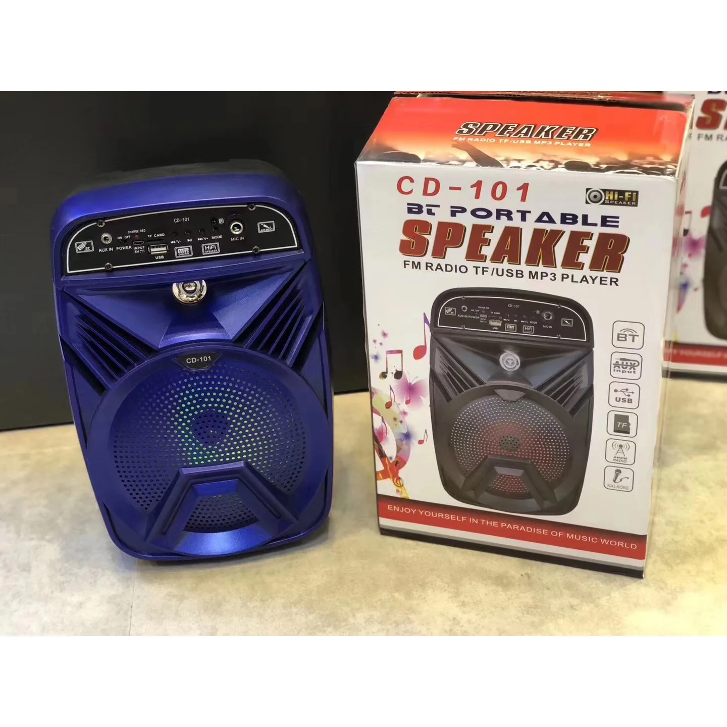 Cd101 Super Bass Portable Speakers Audio System For Home Theater 5.1