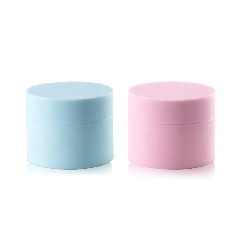 
Double wall cosmetic cream jar 5g 15g 20g 30g 50g suppliers clear packaging plastic jar with lid 