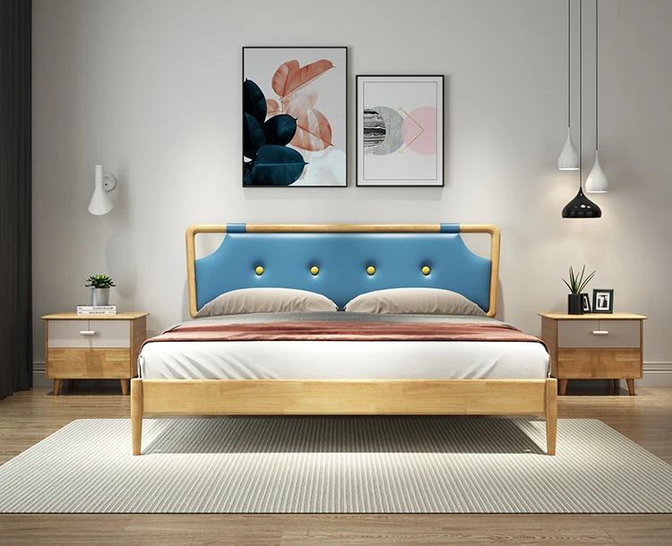 Foshan fabbrica di mobili in legno massello design nordico per mobili camera da letto pi recente