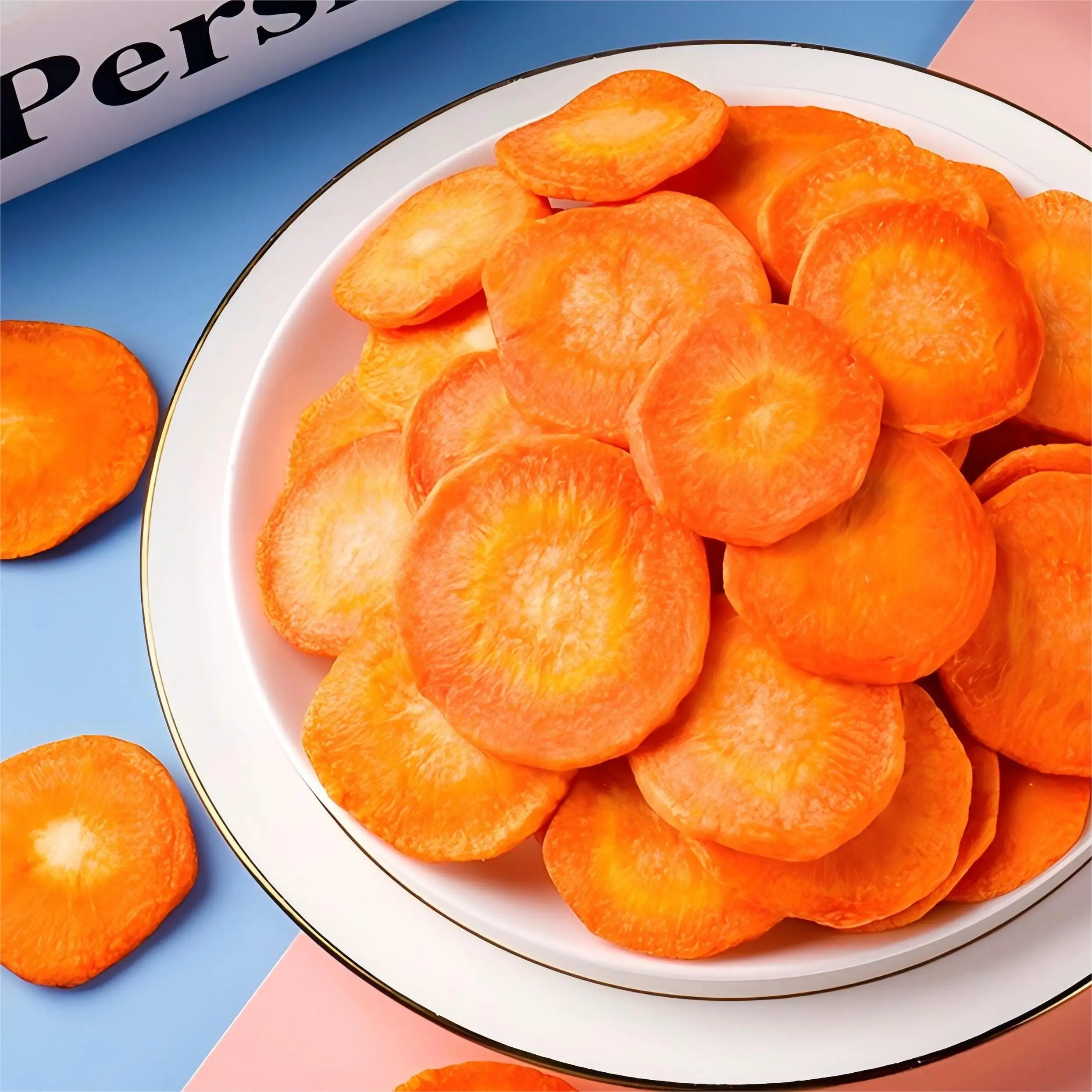 Healthy Snack: Crispy Vacuum Fried Carrot Chips, Fruit Snacks, and Vegetables supplier