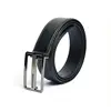 Alfa High Quality Split Leather PU Coating Skinny Adjustable Trouser Slide Belt For Men