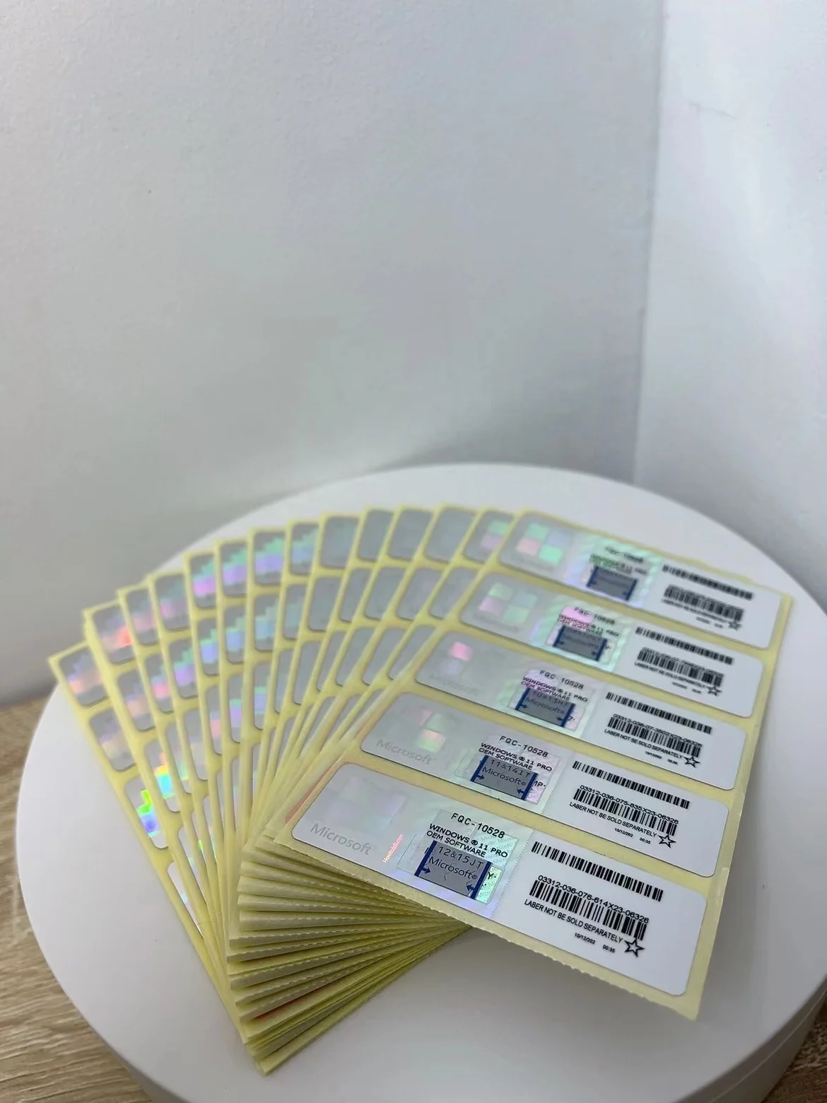 Windows 11 Pro Coa Sticker Global Online Activation(1 Pack= 10 Pcs) Win ...