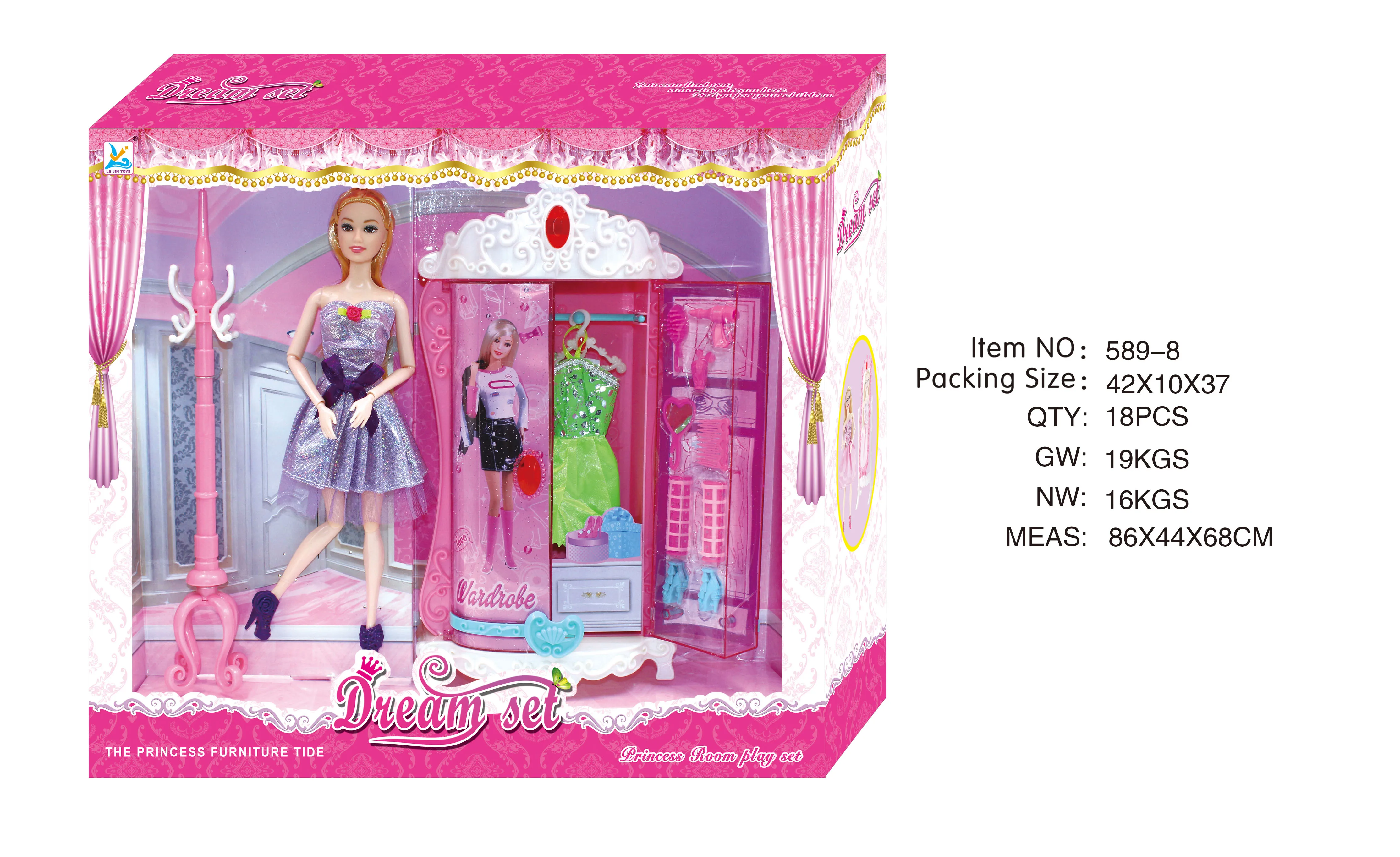 barbie toys set