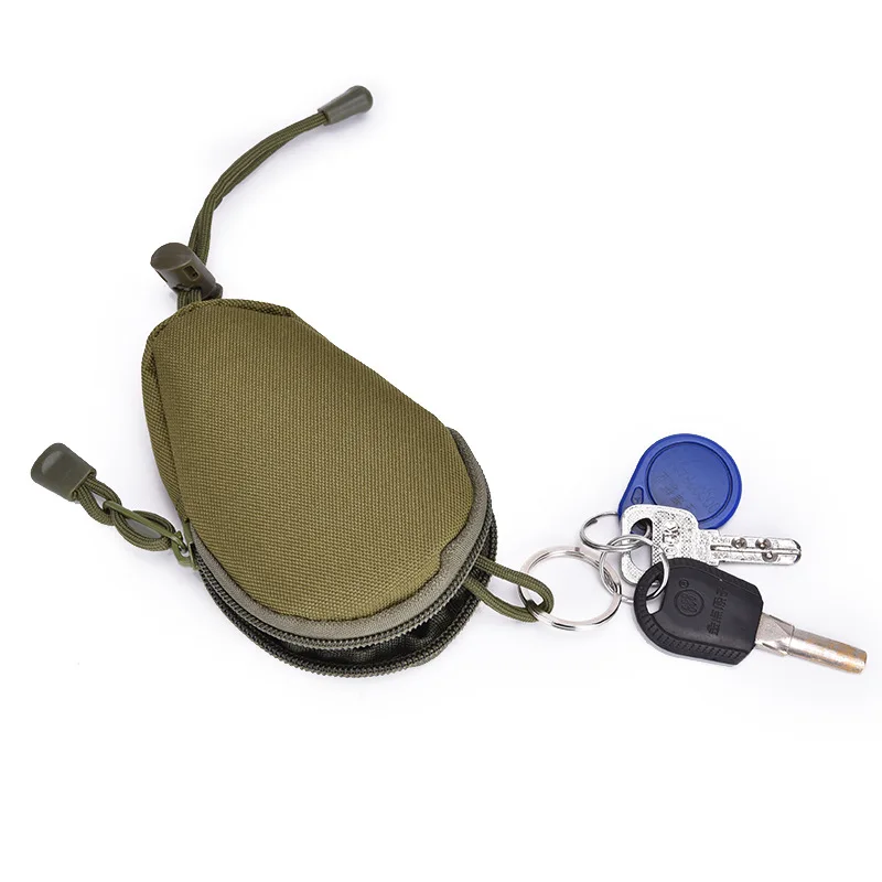 Homme Mini Clés Portefeuille Porte-monnaie Sac à Main Pochette Militaire Armée Camouflage Sac petite poche 