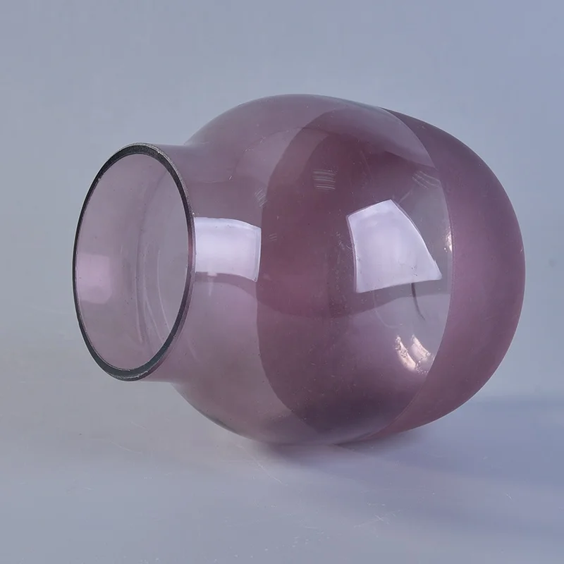800ml Coloured Glass Candle cup decorative candle container home Decor