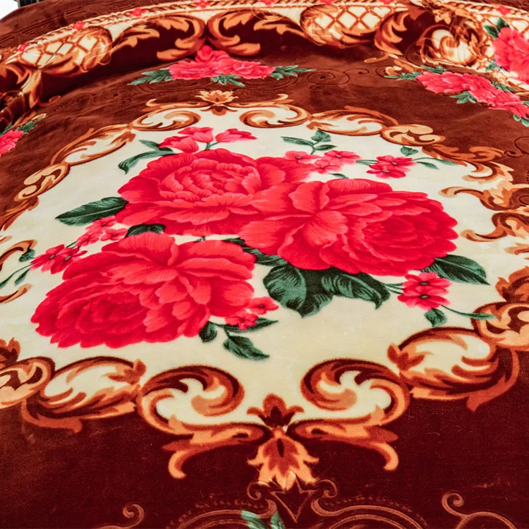 Stock !! Wholesale Korean Mink Blankets 2ply Big Size Embossed 8kg Mora