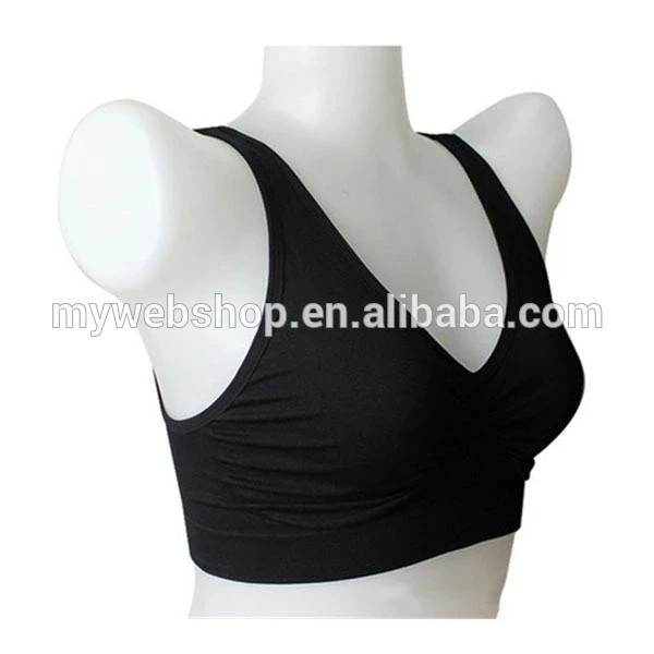 Ahh Bra As Seen On Tv Women Single Layer Sleep Underwear Sports Bra ...