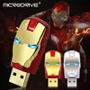 Customization printing OEM iron Man usb flash drive 32gb pendrive USB2.0 U disk