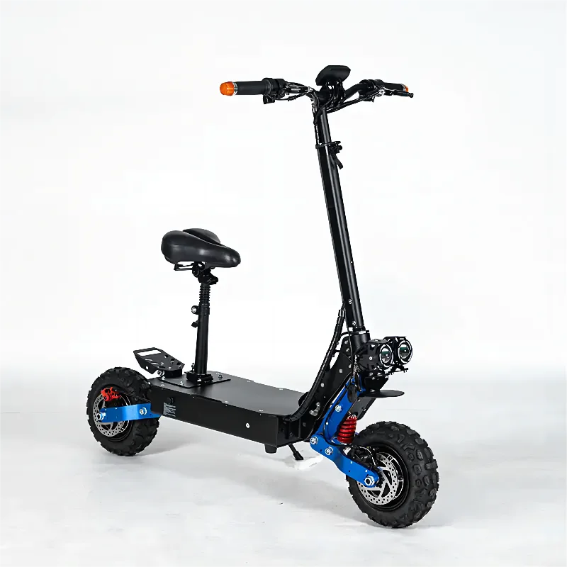 11inch Dual Motor Scooter Electric 5600w 60v 20ah Foldable Electric Scooter High Speed With Seat 3741