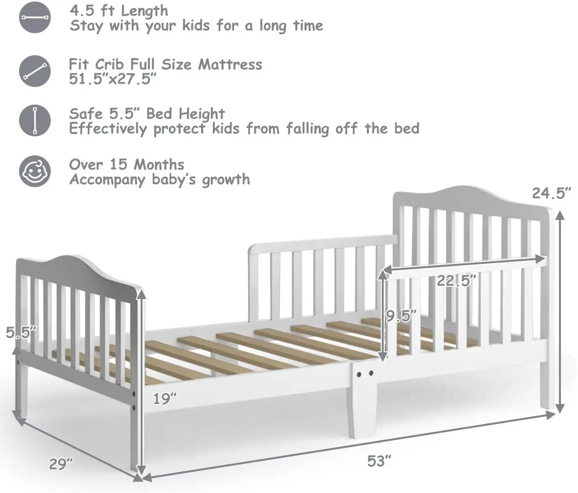 guard rail for childs bedroom clipart