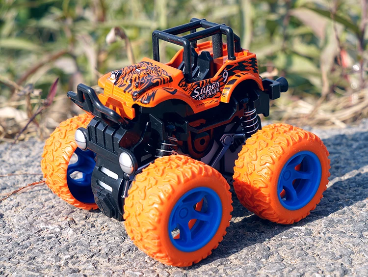 Customizable New Mini Inertial Off-Road Vehicle Plastic Friction 4WD Car Toy for Kids