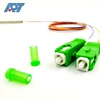 Strong optical performance steel tube type 1x2 sc upc plc optical splitter