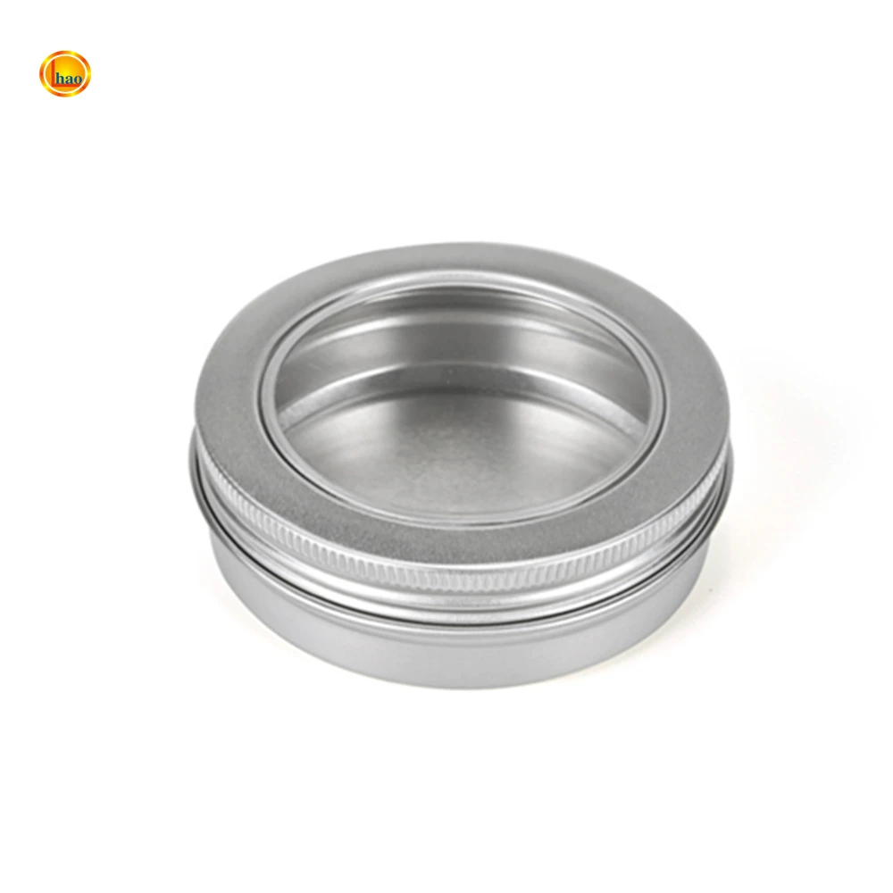 
factory wholesale fast delivery stock empty 5-250ml mini round metal tin cans box for green tea 