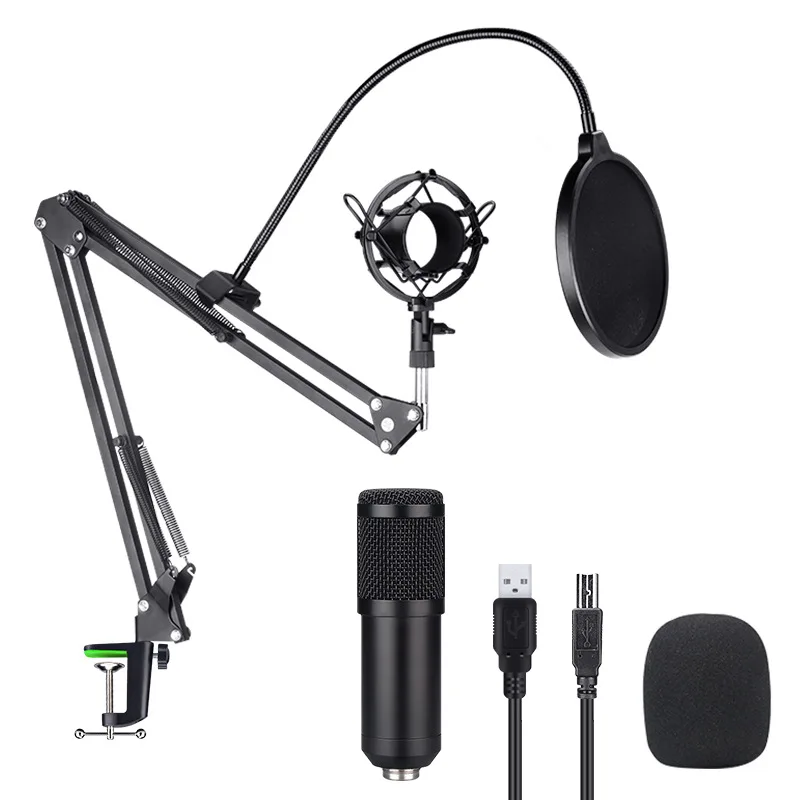 192khz / 24bit Sampling Rate Usb Microphone Set Youtube Podcast ...