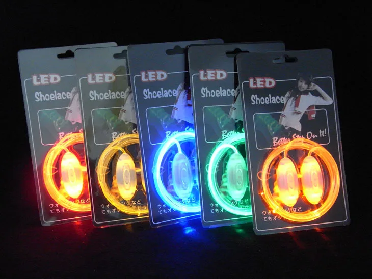 Color Changing Running Fashion Waterproof Night Shoestrings Led Glow Shoelace