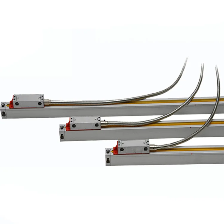 DRO Digitaler Linearer Maßstab 0,005mm – 1200mm Weg, 5µm Optischer Encoder Für Drehmaschinen & Bohrmaschinen, Inkl. Montageset