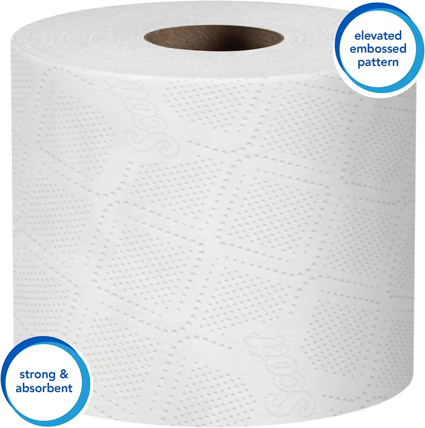 100 Recycled Fiber Bulk Toilet Paper For Business 2ply Standard Rolls