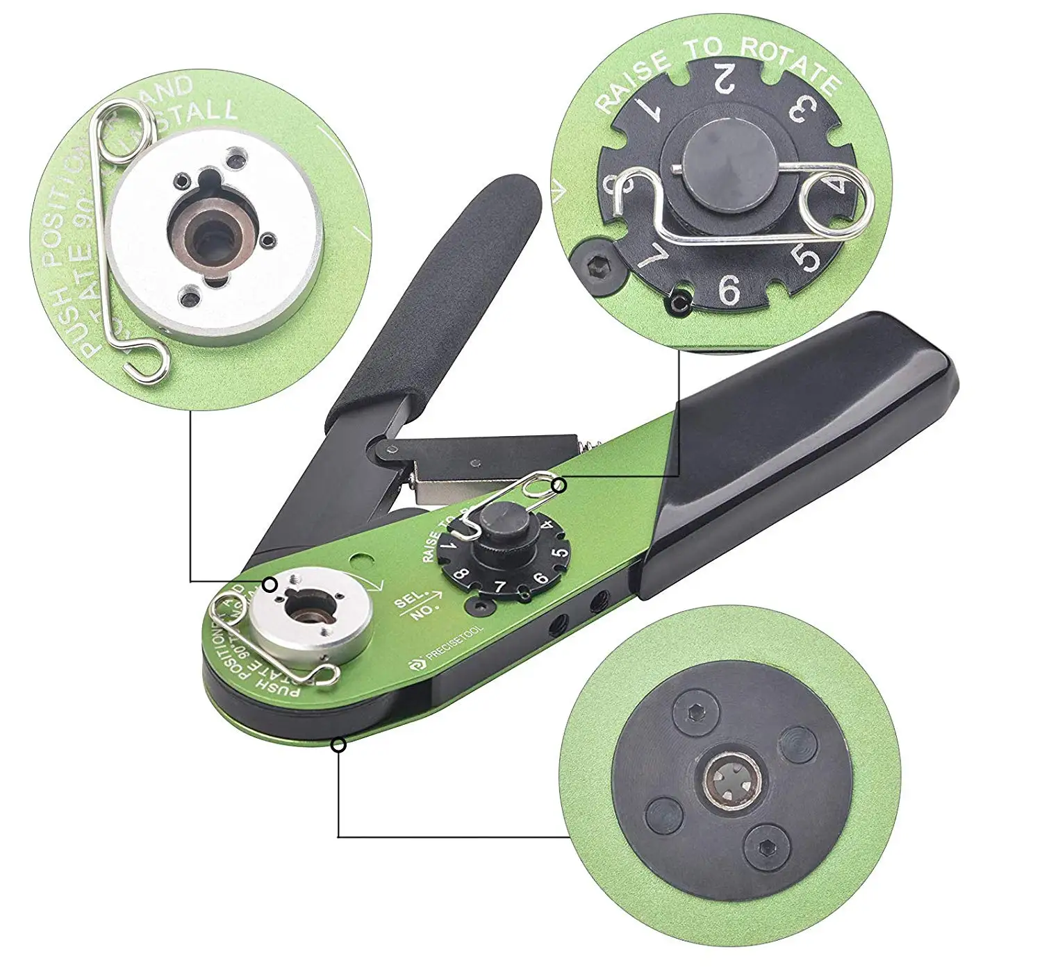 Jrready YJQ-W7A Adjustable Aviation Hand Crimping Tool