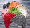 Hot Design Multi Color Bomber Jacket Genuine Sheepskin Leather Coat Short Style Dorp Shoulder Lady Loose Pure Leather Jacket