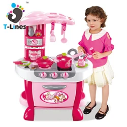 Kitchen pretend play set toys high simulation with spray light and sound.jpg