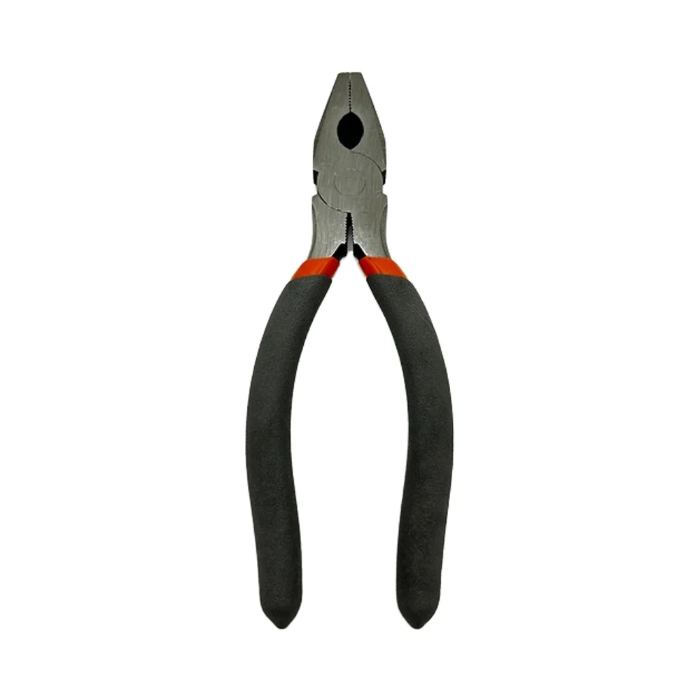 Type Combination Pliers DIY Grade Steel Dipped Handle Alicate Pense Wire Cutter Side Cutting Linesman Pliers factory