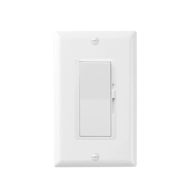 Energy-Saving Dimmer Switch for CFL and LED Bulbs UL Listed 600 Watt max,Cover Plate Included
