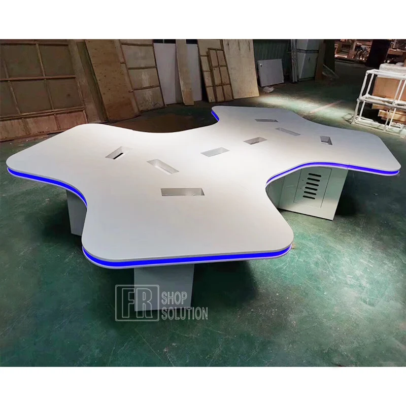 Reasonable Price News Media Station Tv Studio Furniture Inteview